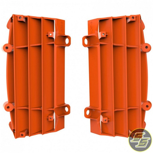 [POL-8466800001] Polisport Radiator Louvers KTM SX|EXC|XC '16-20 Orange