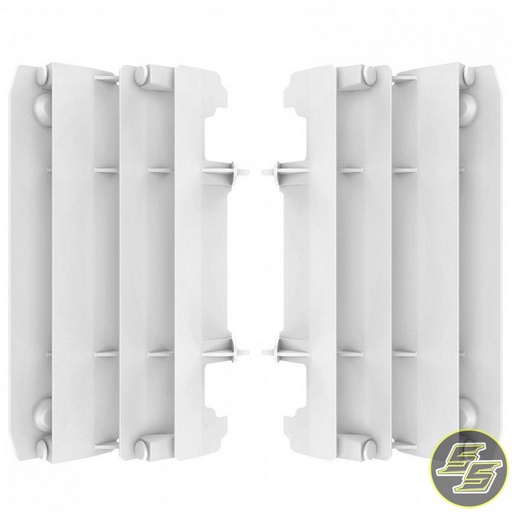 [POL-8985500002] Polisport Radiator Louvers Yamaha YZ125|250 '05-20 White