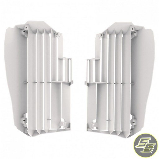 [POL-8464700001] Polisport Radiator Louvers Yamaha YZ250|450F '18-20 White