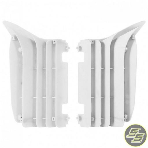 [POL-8455500001] Polisport Radiator Louvers Yamaha YZ250F '10-13 White