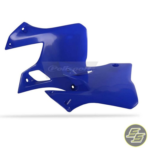 [POL-8414000004] Polisport Radiator Shrouds Yamaha YZ125|250 '96-01 Blue