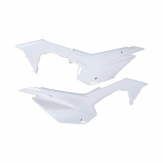 [POL-8606600002] Polisport Side Covers Honda CRF110 '13-18 White