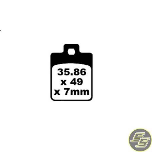 [PRE-P246SC] Premier Brake Pad Organic Scooter FA260