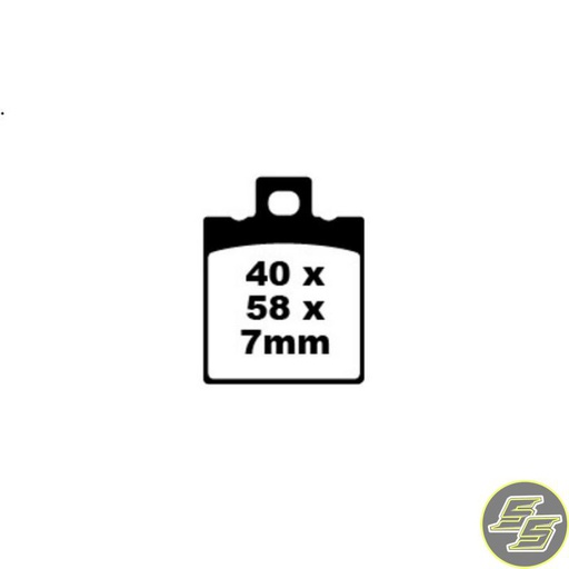 [PRE-P008SC] Premier Brake Pad Organic Scooter FA47SC