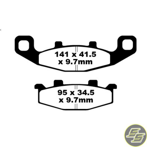 [PRE-P043] Premier Brake Pad Organic Standard FA129