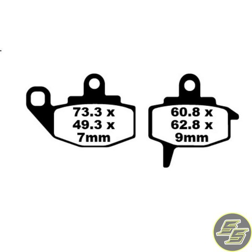 [PRE-P044] Premier Brake Pad Organic Standard FA130