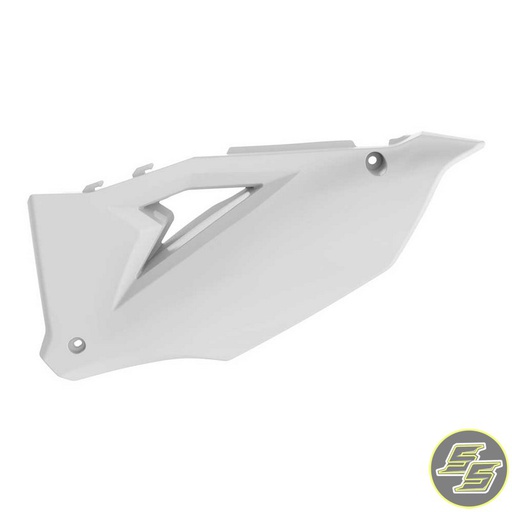 [POL-8423500002] Polisport Side Covers Kawasaki KX450F '19- White