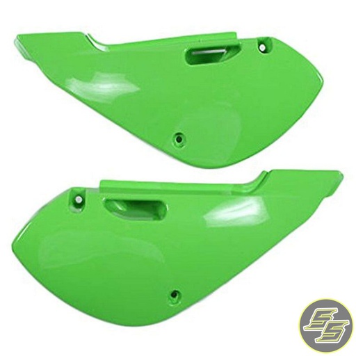 [POL-8601400002] Polisport Side Covers Kawasaki KX65 '00-17 Green