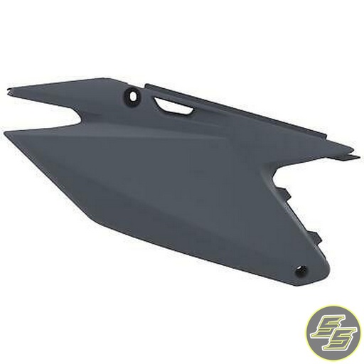 [POL-8423600003] Polisport Side Covers Suzuki RM125|250 '96-00 Restyling Nardo Grey