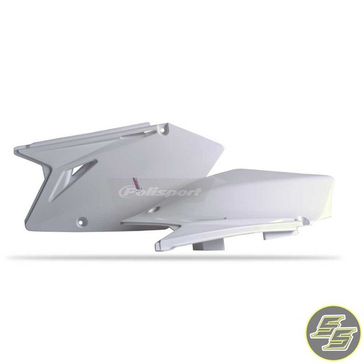 [POL-8603800003] Polisport Side Covers Suzuki RMZ450 '07 White