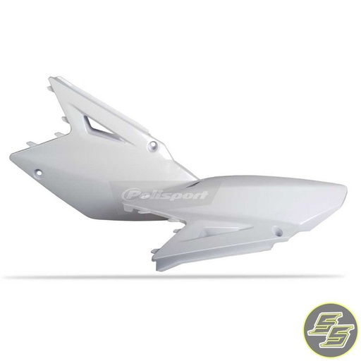 [POL-8601500003] Polisport Side Covers Suzuki RMZ450 '08-16 White