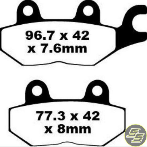 [PRE-PH203] Premier Brake Pad Street Sintered Double H FA215/2