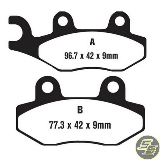 [PRE-PH192] Premier Brake Pad Street Sintered Double H FA228