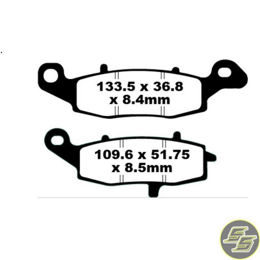 [PRE-PH193] Premier Brake Pad Street Sintered Double H FA229HH