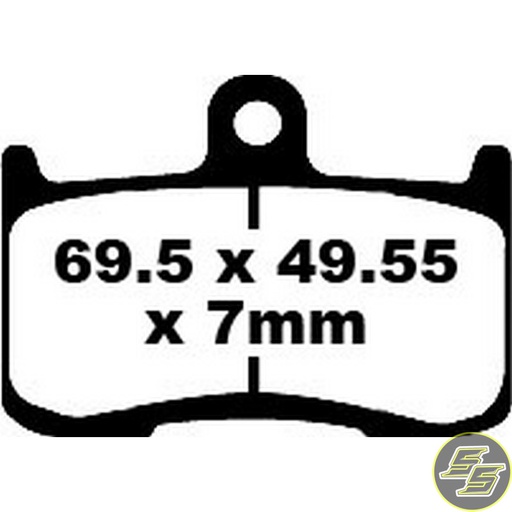 [PRE-PH307] Premier Brake Pad Street Sintered Double H FA347HH