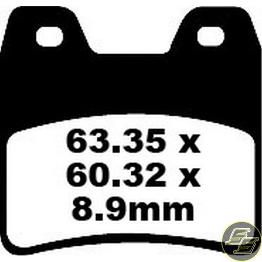 [PRE-PH308] Premier Brake Pad Street Sintered Double H FA348HH