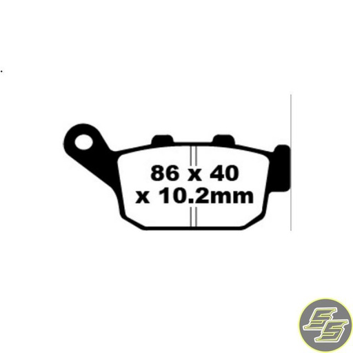 [PRE-PH061] Premier Brake Pad Street Sintered Double H FA140HH