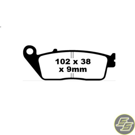 [PRE-PH047] Premier Brake Pad Street Sintered Double H FA142HH