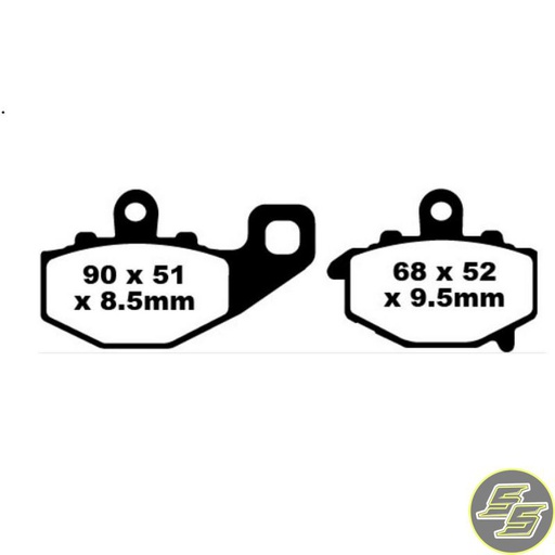 [PRE-PH124] Premier Brake Pad Street Sintered Double H FA192HH