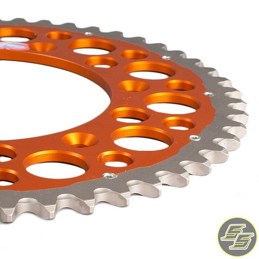 [REN-2240-520-52GPOR] Renthal Sprocket KTM 125-450 Rear-52T Twinring Orange