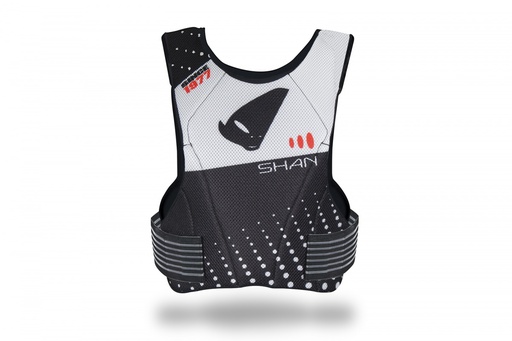 [UFO-PT02391-W] UFO MX Shan Chest Protector Black/White