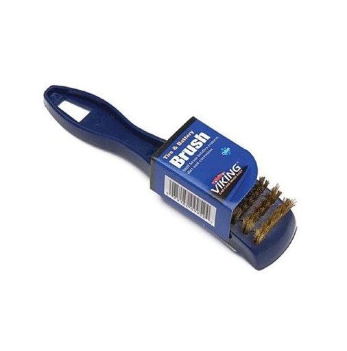 [VIK-995200] Viking Tyre & Battery Brush Brass