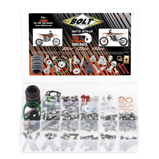 [BOL-PP-EUR85] Bolt Euro Style 85-150cc Pro Pack