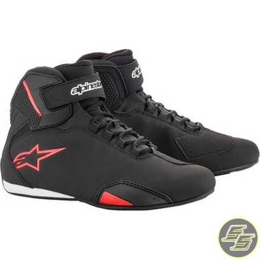 [ALP-2515518-13] Alpinestars Sektor Motorcycle Shoe Black/Red