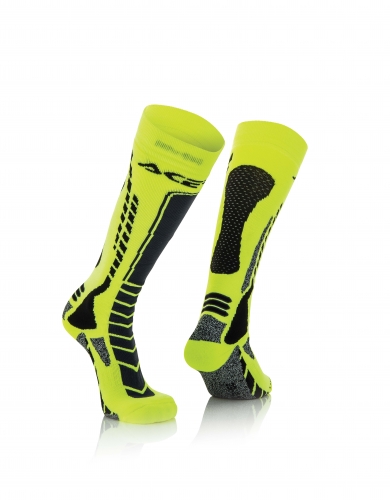 [ACE-0022077-318] Acerbis MX Pro Socks Black/Yellow