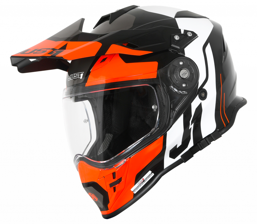 Just1 J34 Pro Tour Adventure Helmet Orange/Black