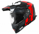 Just1 J34 Pro Tour Adventure Helmet Fluo Red/Black