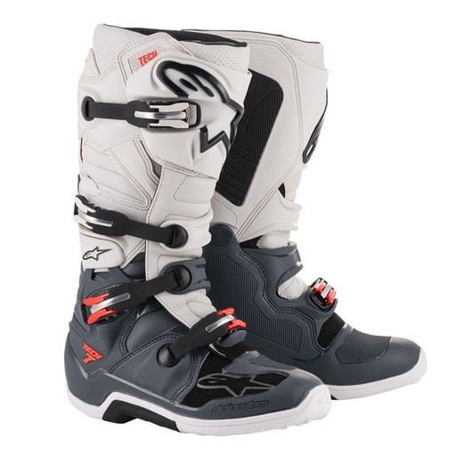 [ALP-2012014-930] Alpinestars Tech 7 MX Boots Dark Grey/Light Grey/Red