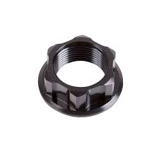 [ZET-58-2121] Zeta Steering Stem Nut Honda M24x30-P1.0 H12 Black