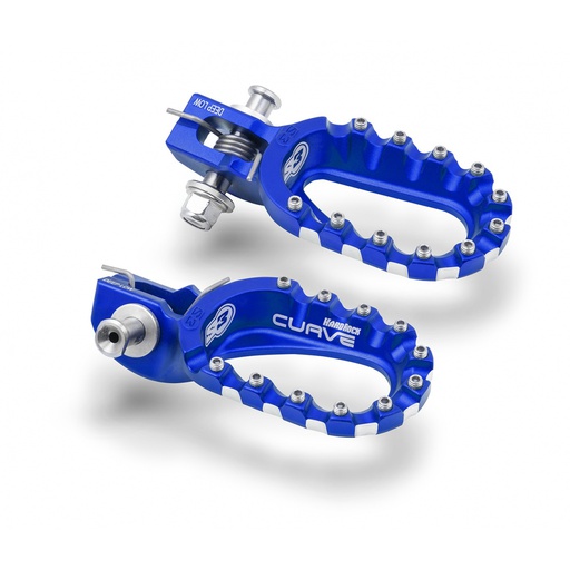 [S3-ESK-990-D-U] S3 Hardrock Alu Footpegs KTM|Husky|GasGas '17-21 Low/Back Blue