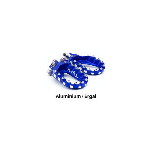 [S3-ESK-494-U] S3 Hardrock Alu Footpegs Yamaha Blue