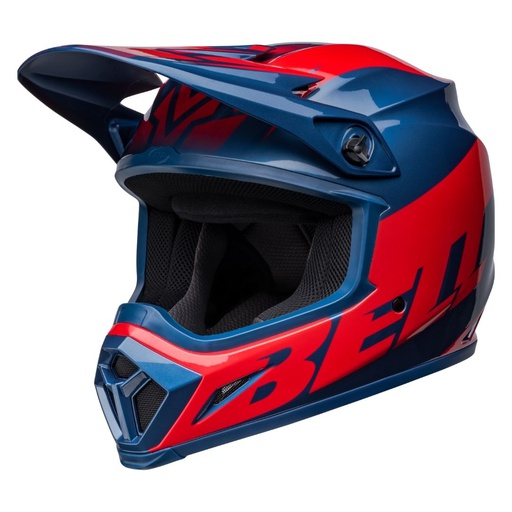 [BEL-25434-DTBR] Bell MX-9 MIPS Disrupt MX Helmet True Blue/Red