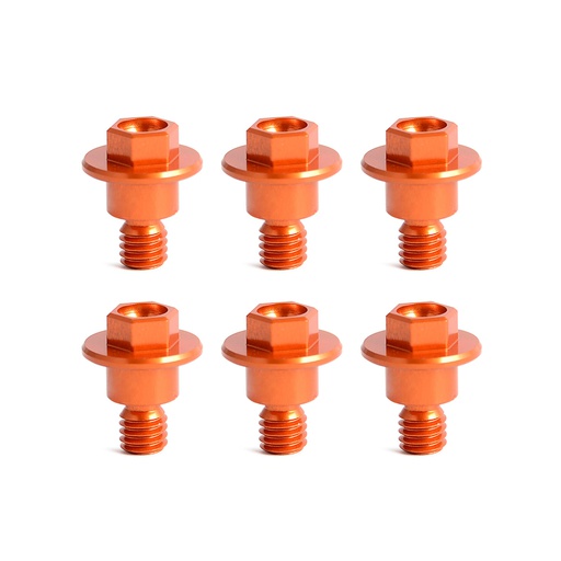 [RCT-PJ015-OR] Racecraft Fork Guard Bolts KTM Orange 6pc