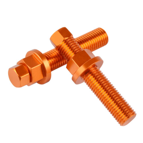 [RCT-SS017-OR] Racecraft Chain Adjuster Bolt KTM SX|SX-F|EXC|XCW '06-19 Orange