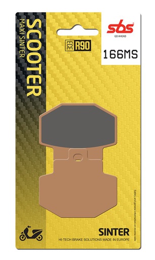 [SBS-166MS] SBS Brake Pad 166MS Scooter Maxi Sinter