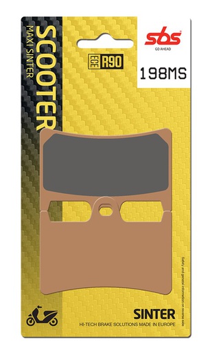 [SBS-198MS] SBS Brake Pad FA252 Scooter Maxi Sinter